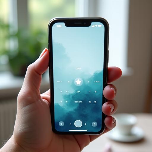 A smartphone screen showing a meditation app interface